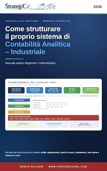 Copertina del manuale di contabilit&agrave; analitica-industriale